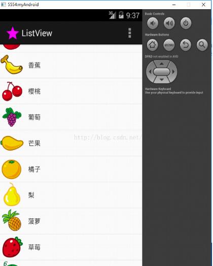 Android ListView实现图文列表显示