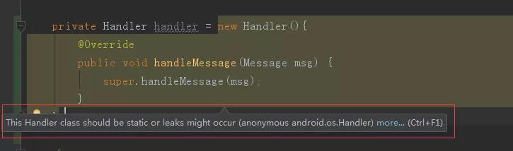 在Android中使用Handler时造成内存泄露如何解决