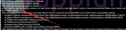 Android测试中Appium的一些错误解决技巧