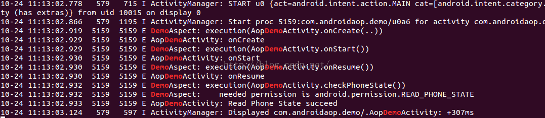 Android中AOP的示例分析