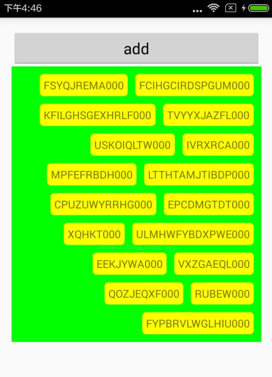 Android LinearLayout实现自动换行效果