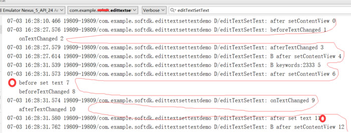 如何在Android中使用EditText setText方法