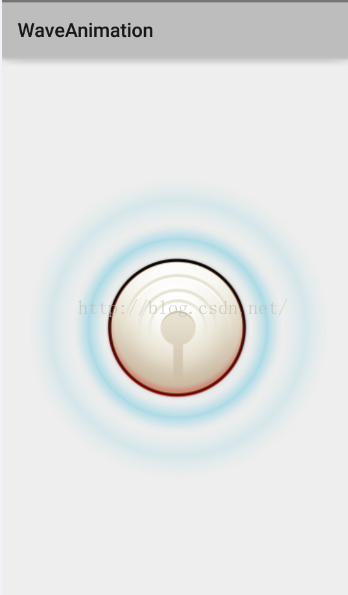 Android實(shí)現(xiàn)水波紋外擴(kuò)效果的實(shí)例代碼