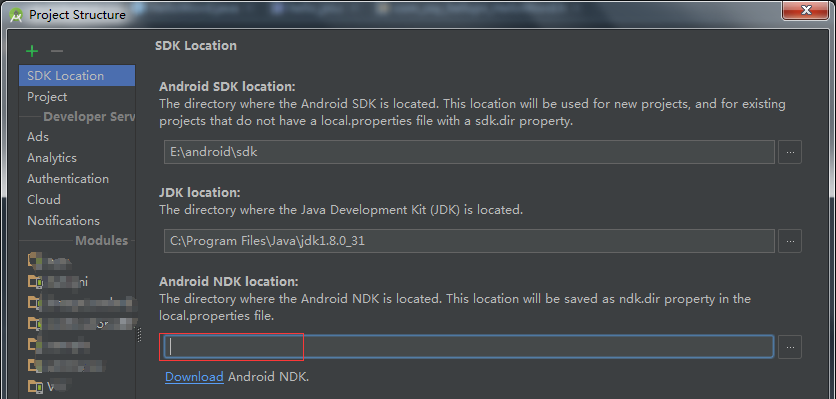 使用Android studio编写一个小的jni程序