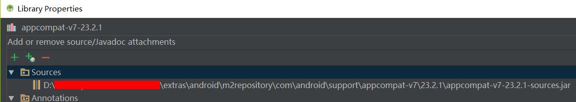 在Android Studio中添加RecyclerView-v7支持包的示例