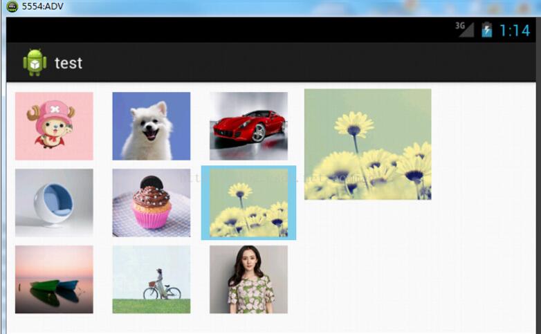 Android实现仿Windows7图片预览窗格效果
