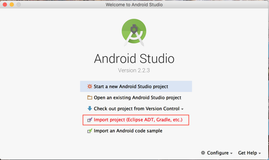 Eclipse工程如何轉為兼容Android Studio模式