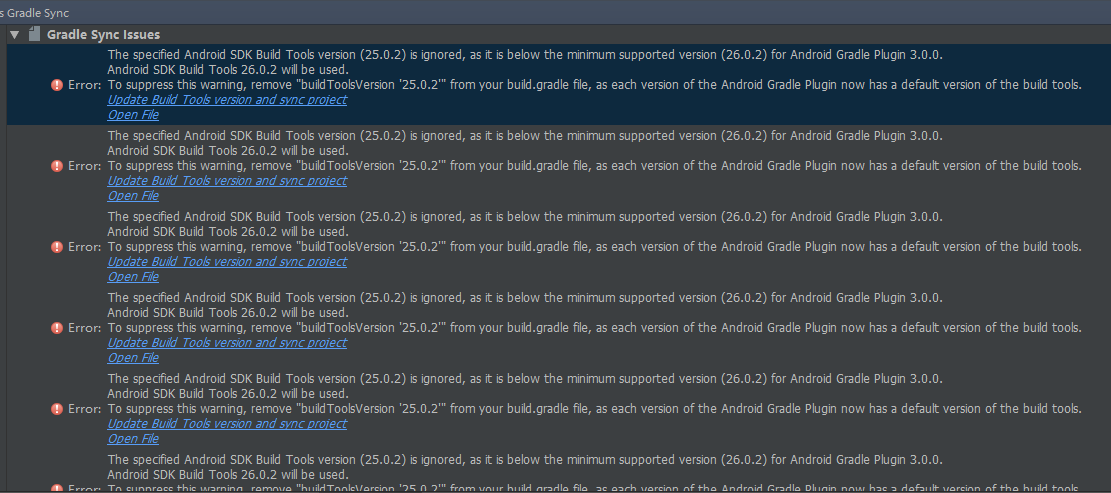 老项目迁移AndroidStudio3.0遇到的坑