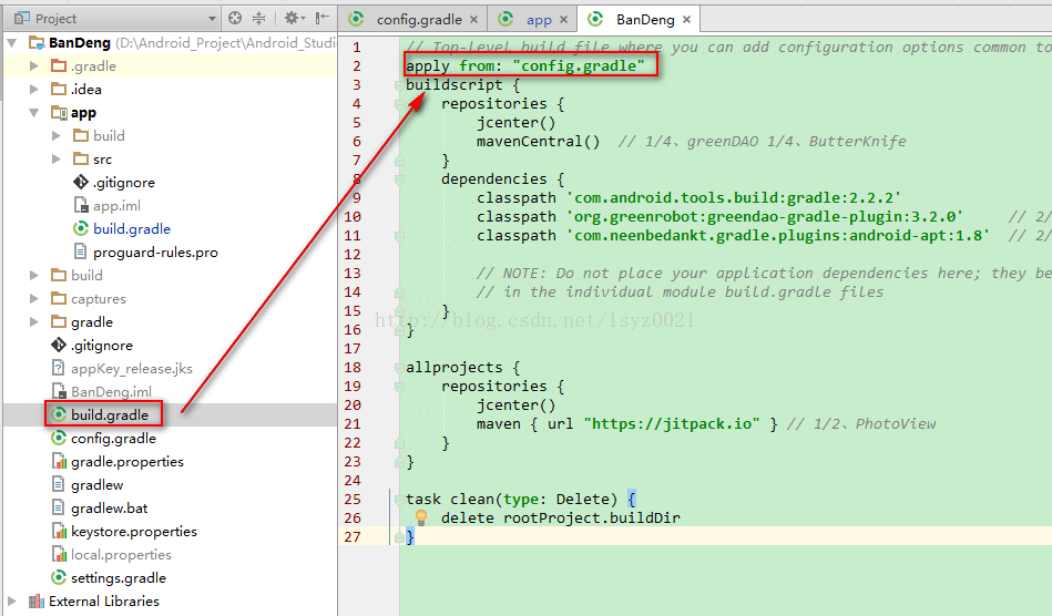 AndroidStudio Gradle第三依赖统一管理的实现方法