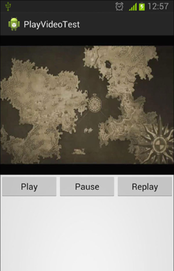 Android编程实现播放视频的方法示例