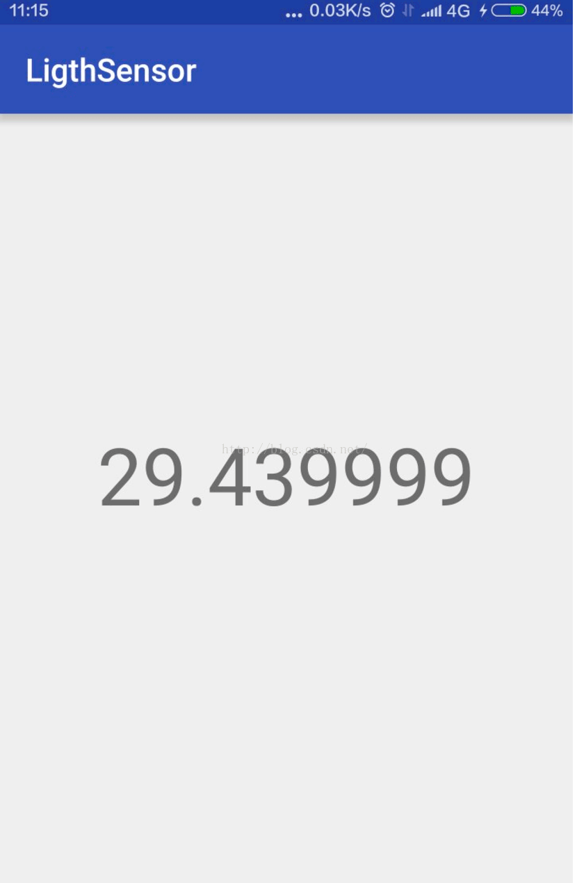 详解 android 光线传感器 light sensor的使用