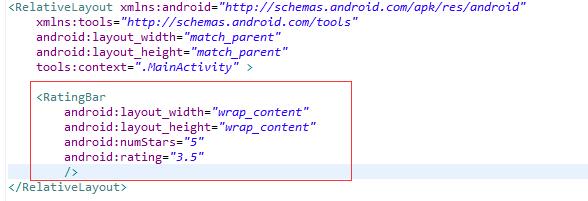 Android星級(jí)評(píng)分條控件RatingBar使用詳解