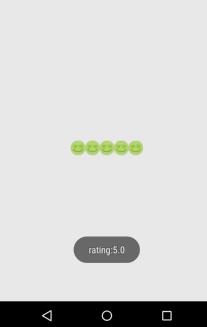 Android星级评分条控件RatingBar使用详解