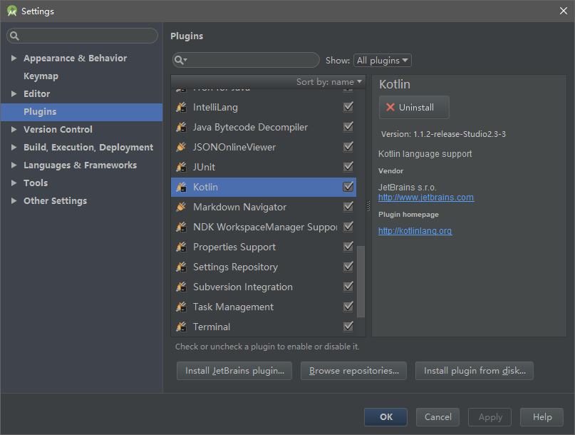 如何在Android Studio应用中配置一个Kotlin开发环境