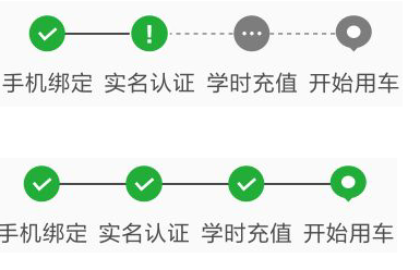 Android 仿摩拜单车共享单车进度条实现StepView效果