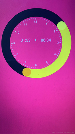 Android自定义View仿IOS圆盘时间选择器