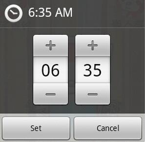 Android开发中使用TimePickerDialog实现一个时间对话框