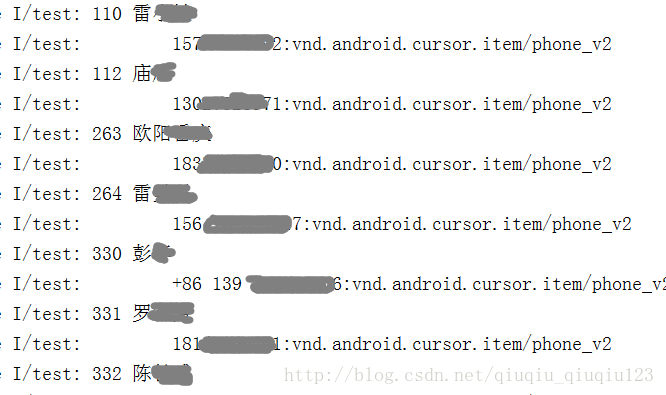 Android ContentProvider获取手机联系人实例