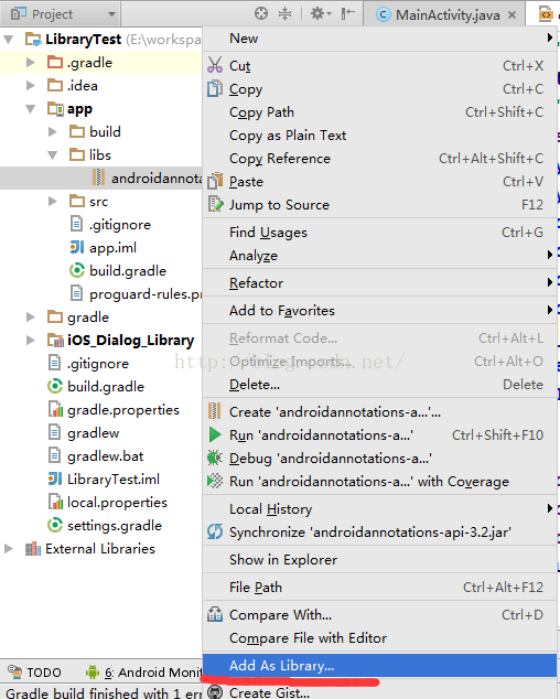 在Android項(xiàng)目中使用Studio怎么實(shí)現(xiàn)引用Library