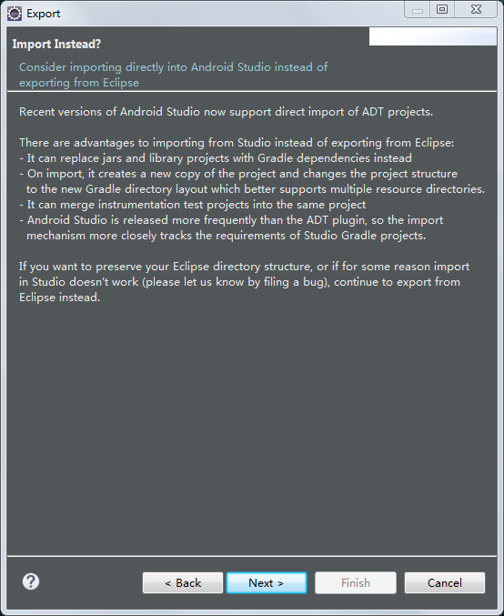 Android Studio导入Eclipse项目的两种方法