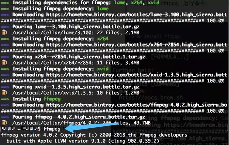 怎么在MAC系统中安装FFmpeg