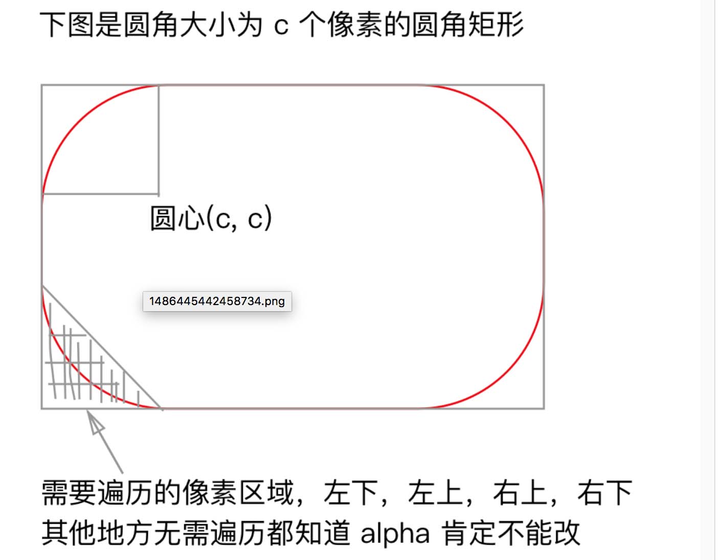 iOS实现高效裁剪图片圆角算法教程