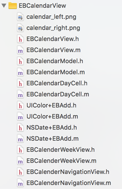 iOS 简约日历控件EBCalendarView的实现代码