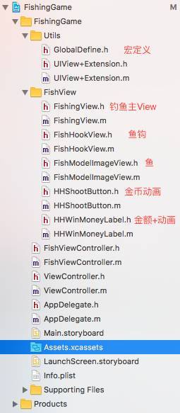 iOS 动画实战之钓鱼小游戏实例代码