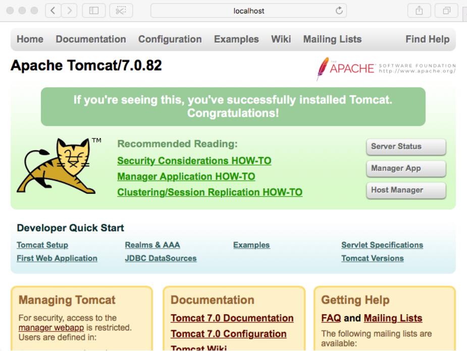 iOS-Mac配置Tomcat教程 Mac环境配置Tomcat教程
