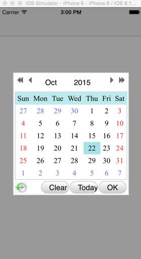 iOS My97DatePicker日历使用详解