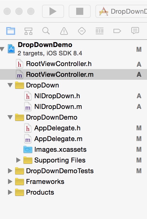 iOS如何實現DropDown下拉按鈕效果