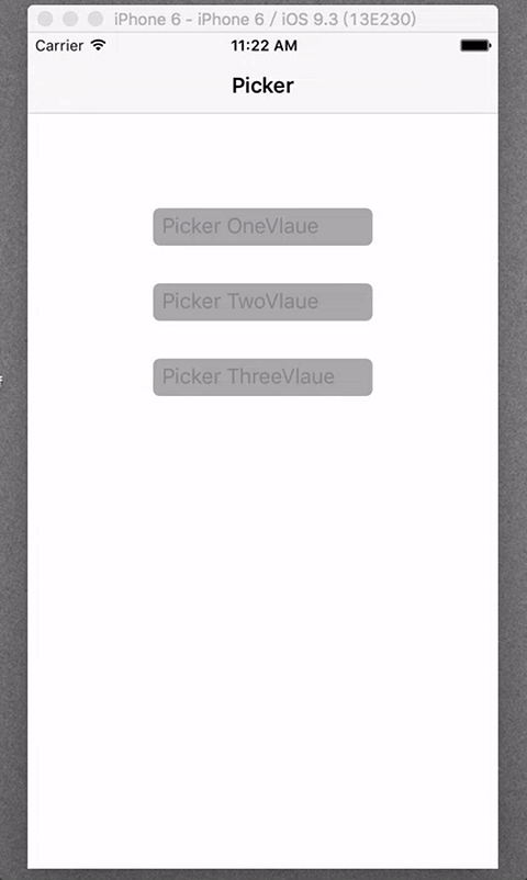 iOS中如何实现自定义弹出pickerView效果