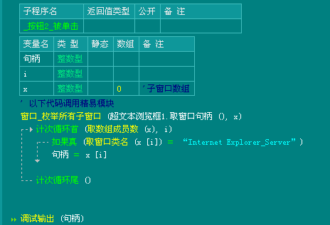 易语言中超文本浏览框获取真实句柄的示例分析