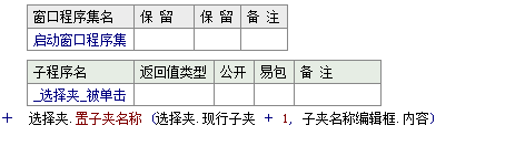 使用易語言怎么更改選擇夾子夾名稱