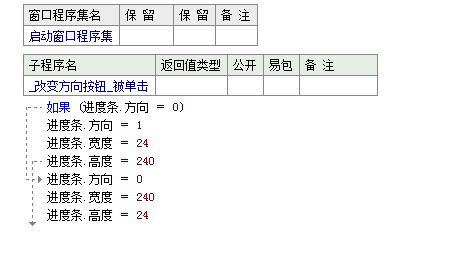 易语言改变进度条的方向