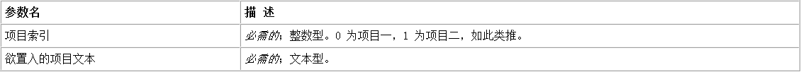 使用易语言怎么修改组合框项目中的文本