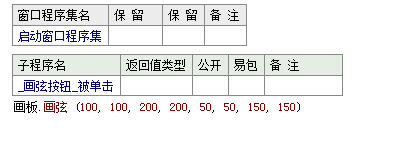 易语言在画板中画弦的方法