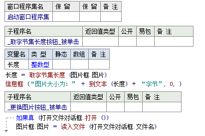 易语言取字节集长度,获取图片框中图片数据的大小