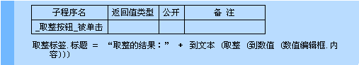 易语言取整命令使用讲解