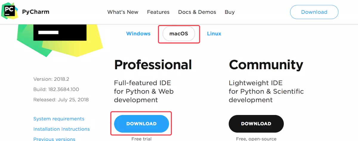 pycharm有没有mac版