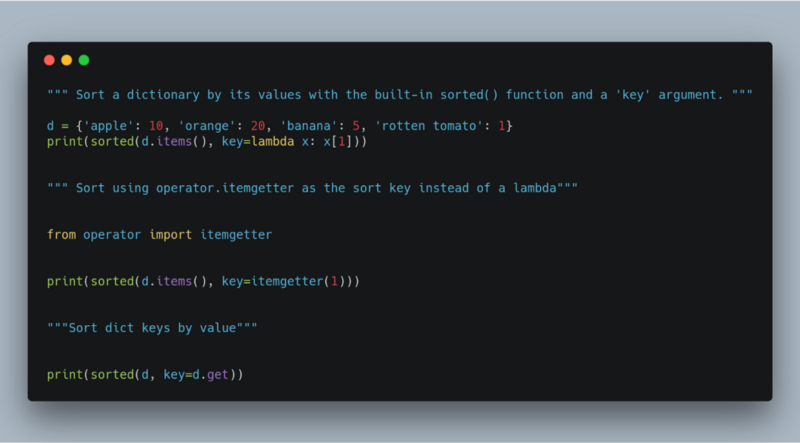 Python中实用的代码案例