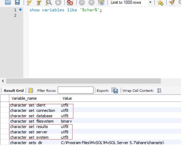 mysql数据库不支持中文的解决方法