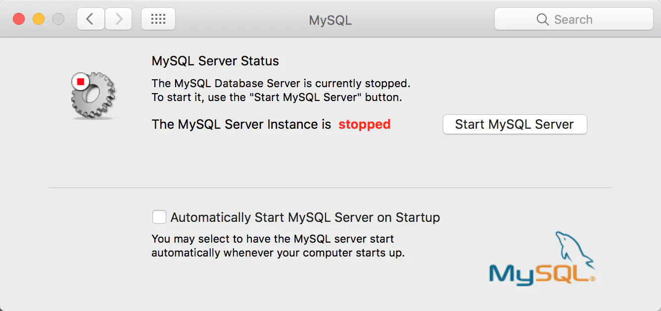 mac下为什么会无法启动mysql