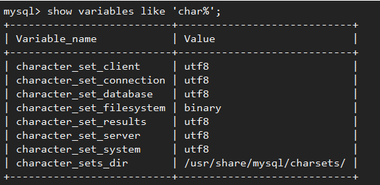 mysql linux出现中文乱码怎么办