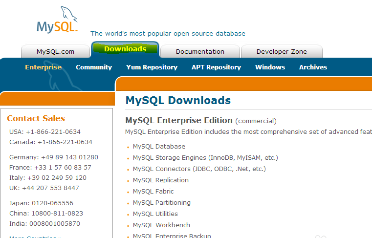 下载MySQL的方式及详细步骤