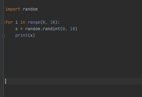 python随机产生一堆数字并输出的方法