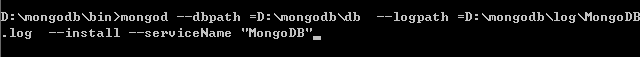 mongodb3.0.15安装后的打开方式