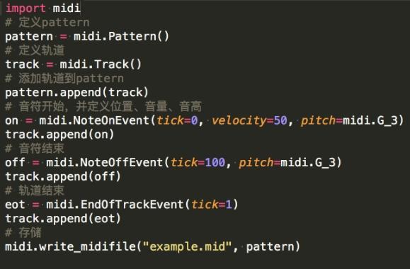 用Python代码写出音乐的方法