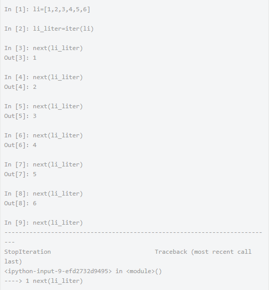 python迭代器和生成器有什么区别