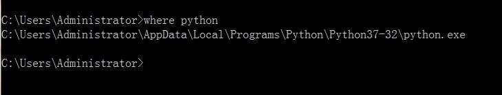 查看python.exe文件在哪的方法